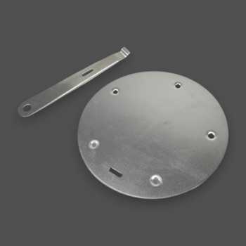 Gambar produk JZ Tatakan Kompor Induksi Heat Transfer Plate Stainless Steel 430 20cm - J-20