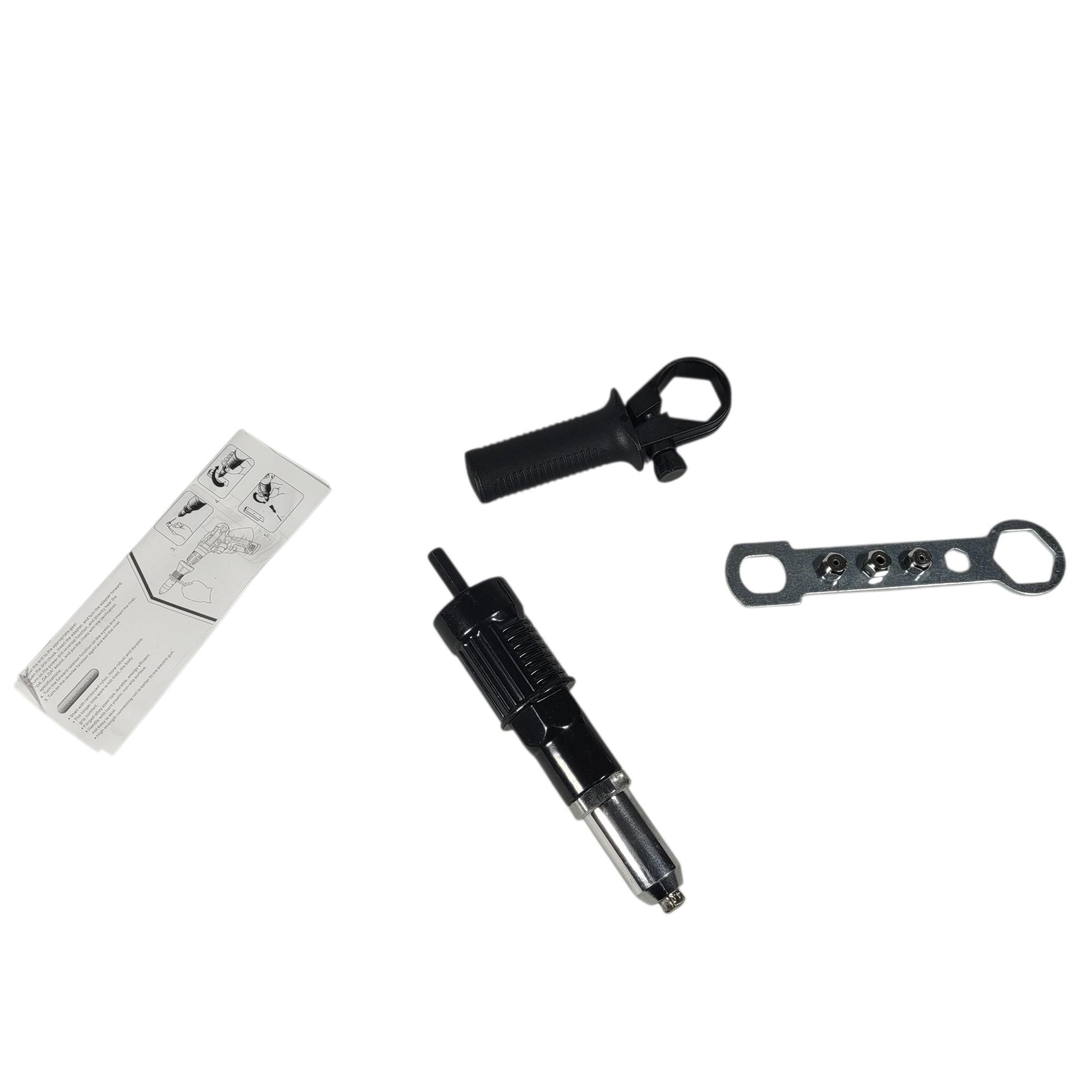 Ronghe Adaptor Paku Rivet Gun Converter Drill 2.4-4.8mm - NAS32 Gambar produk Ronghe Adaptor Paku Rivet Gun Converter Drill 2.4-4.8mm - NAS32