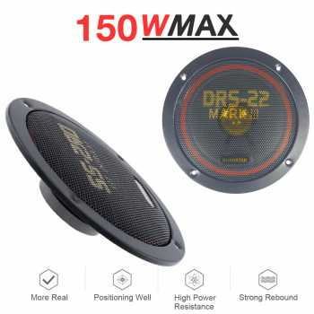 TaffSTUDIO Roadstar Speaker Mobil HiFi Car Stereo 6.49 Inch 150W 2 PCS - DRS-22 Mark III