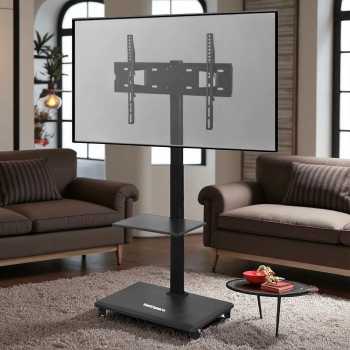 Taffware Bracket TV Floor Stand Wheel VESA 600 x 400 for 32-70 Inch TV - KM-1600B