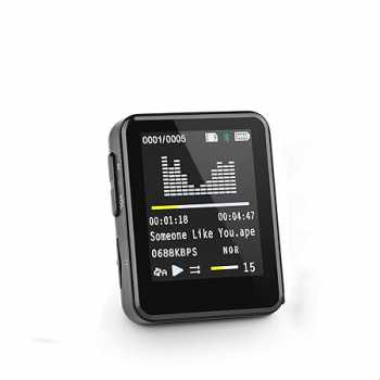 Gambar produk LOSHITOO MP3 Digital Audio Player Walkman MP4 Bluetooth 5.0 1.77 Inch - MP3-A7