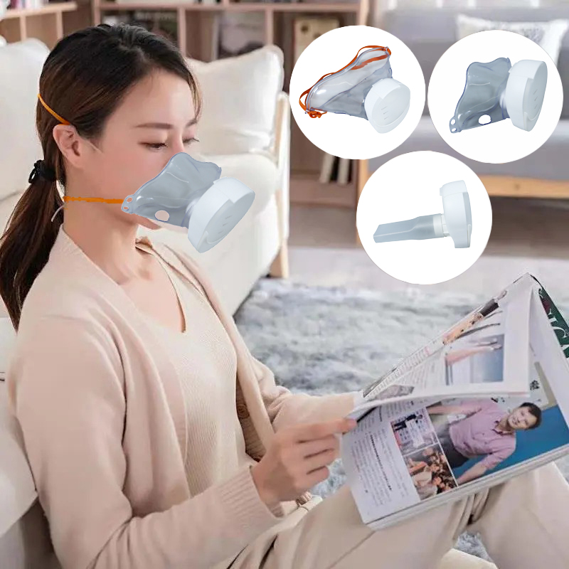 Gambar produk YKR Alat Terapi Pernapasan Mesh Nebulizer Portable Inhaler - YK-N5BA