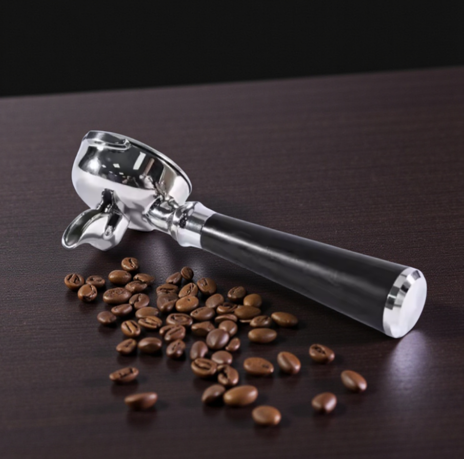 Gambar produk Andralyn Portafilter Single Spout Stainless Steel 58mm Kayu Rosewood - AL304