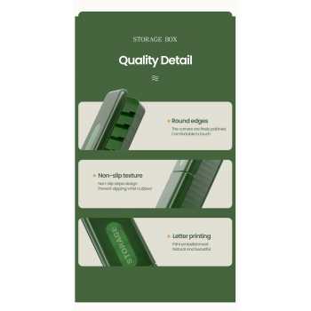 Gambar produk BNBS Kotak Kabel Organizer Data Cable Storage Box 6 Slot with Cover - BN-1905