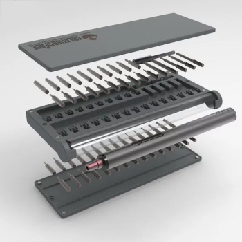 Gambar produk CSPACE Set Obeng Elektrik Multifungsi 56in1 Magnetic Screwdriver Head - CS03A