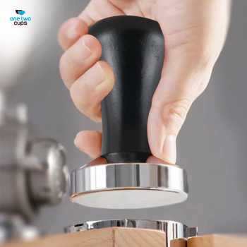 Gambar produk One Two Cups Tamper Kopi Espresso Flat Base Stainless Steel 58mm - R58