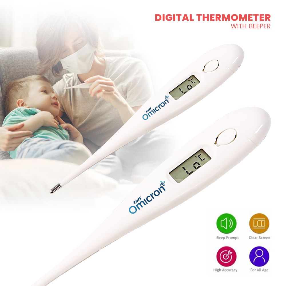 Gambar produk TaffOmicron Digital Thermometer with Beeper - KT-DT4B