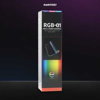 Gambar produk TaffGO Gaming Mouse Pad Glowing RGB LED High Precision 250x300x4mm