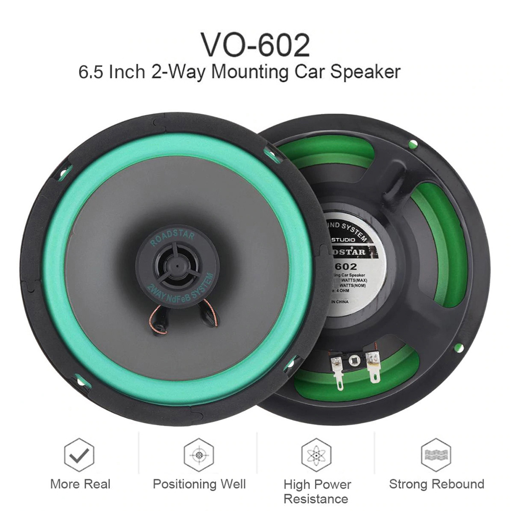 Gambar produk TaffSTUDIO Roadstar Speaker Subwoofer Mobil HiFi 6.5 Inch 160W 1 PCS - VO-602
