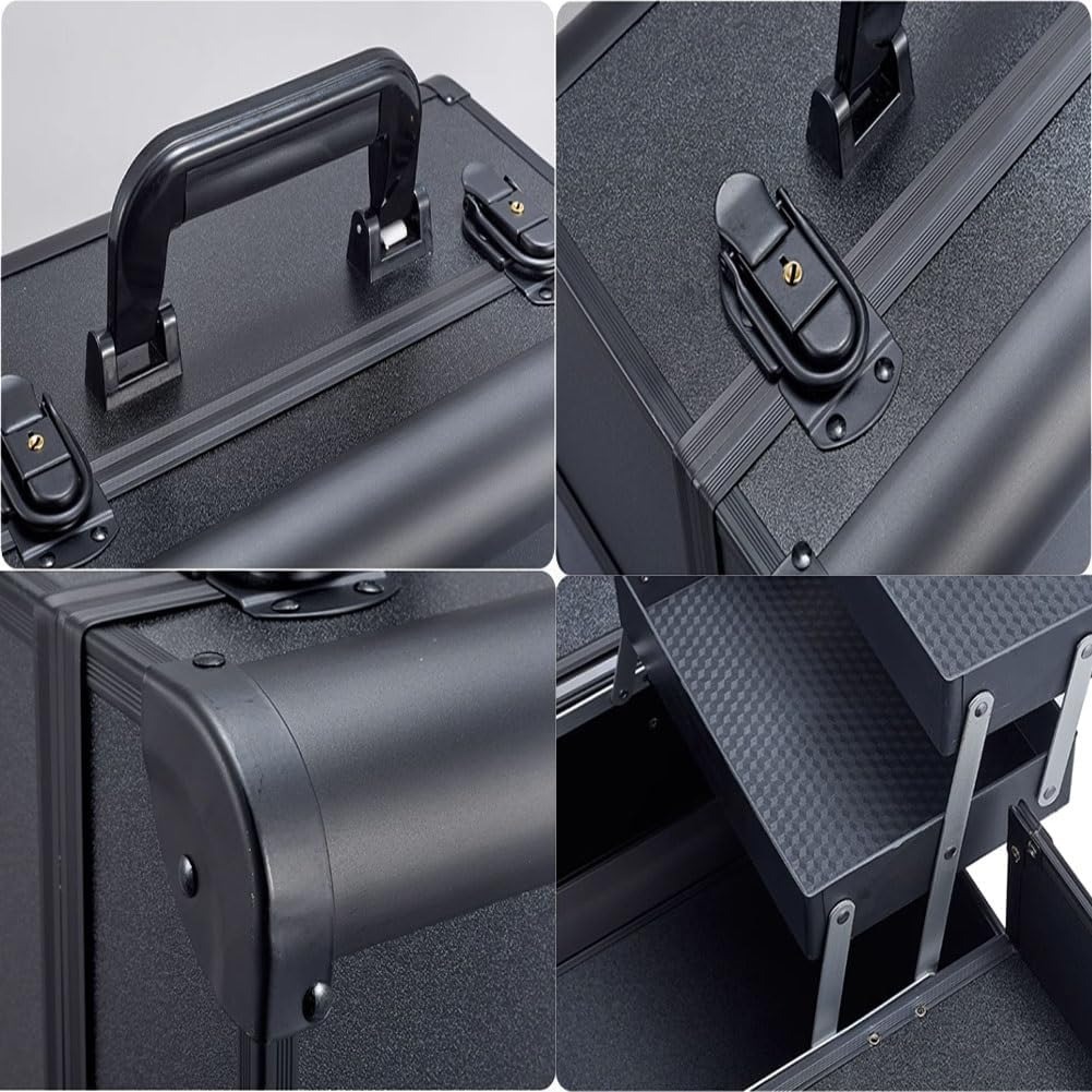 VOJUD Tas Koper Kosmetik Make Up Beauty Salon Storage Box 32cm - 740 Gambar produk VOJUD Tas Koper Kosmetik Make Up Beauty Salon Storage Box 32cm - 740