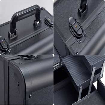 VOJUD Tas Koper Kosmetik Make Up Beauty Salon Storage Box 32cm - 740 Gambar produk VOJUD Tas Koper Kosmetik Make Up Beauty Salon Storage Box 32cm - 740