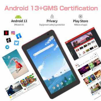 Gambar produk PRITOM Tablet Android 13 WiFi 8 Inch IPS 8GB RAM 64GB ROM 5000mAh - B8