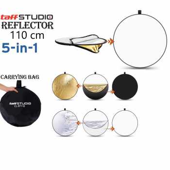 TaffSTUDIO Reflektor Cahaya Fotografi Studio 5in1 Diffuser 110cm - CL-RT110