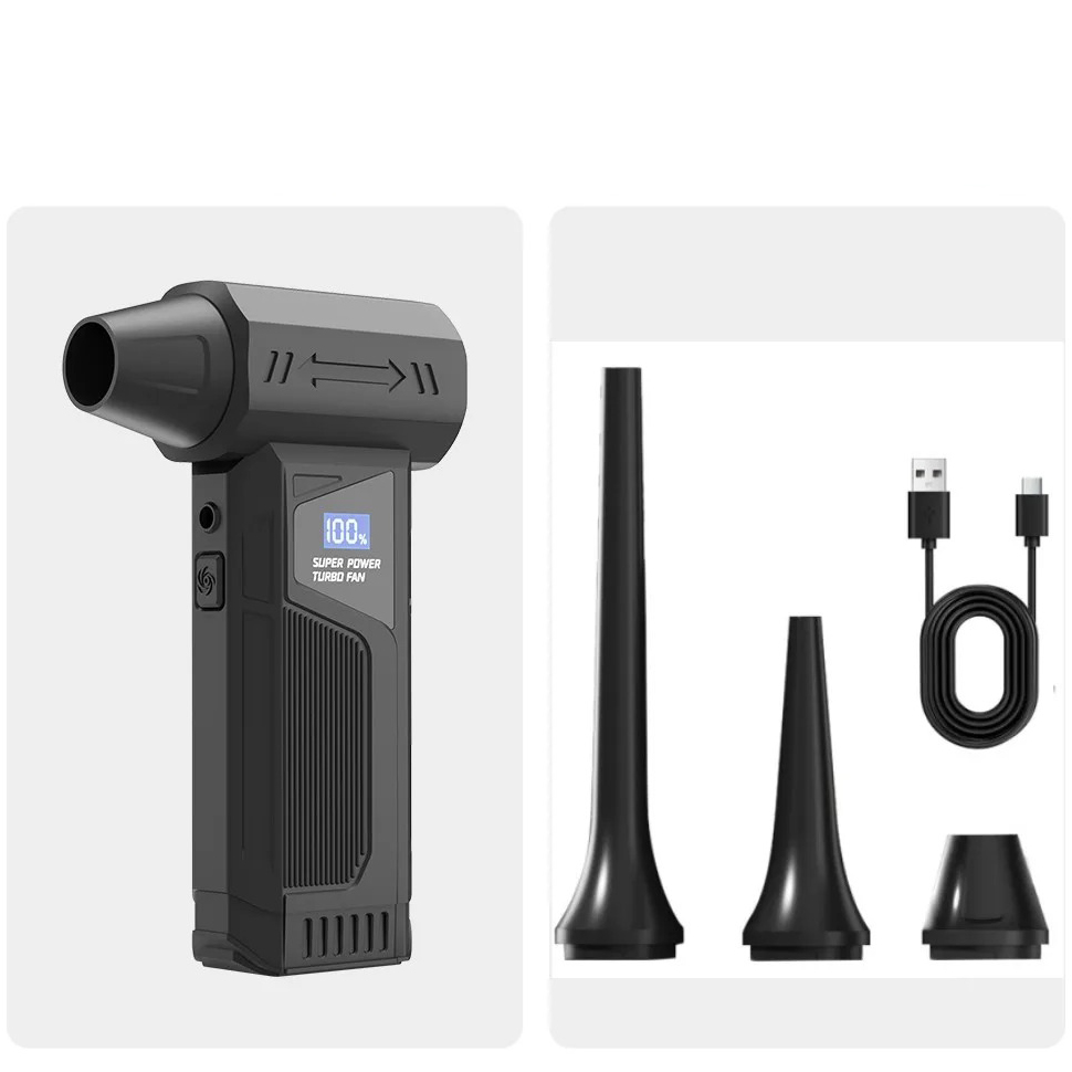 Gambar produk Isfriday Air Duster Blower Mini Turbo Jet Fan 110000RPM 4000mAh 110W - M4