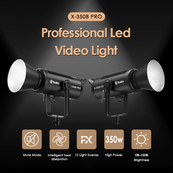 Tolifo Lampu Video LED Bi-Color COB Video Light 350W 6500K - X-350B PRO