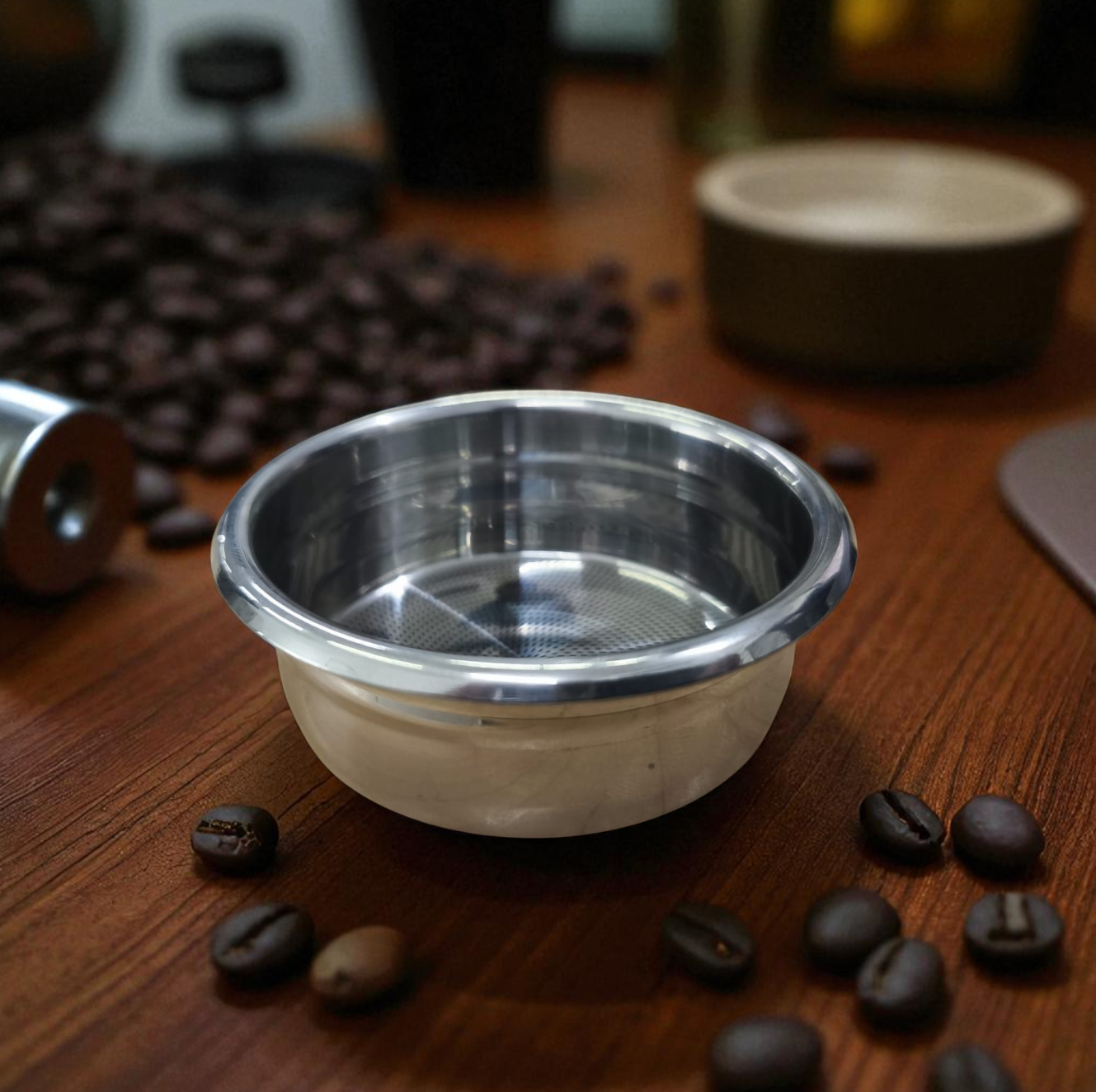 Kisshome Espresso Coffee Filter Basket Portafilter Single Layer 58mm - KH304 Gambar produk Kisshome Espresso Coffee Filter Basket Portafilter Single Layer 58mm - KH304