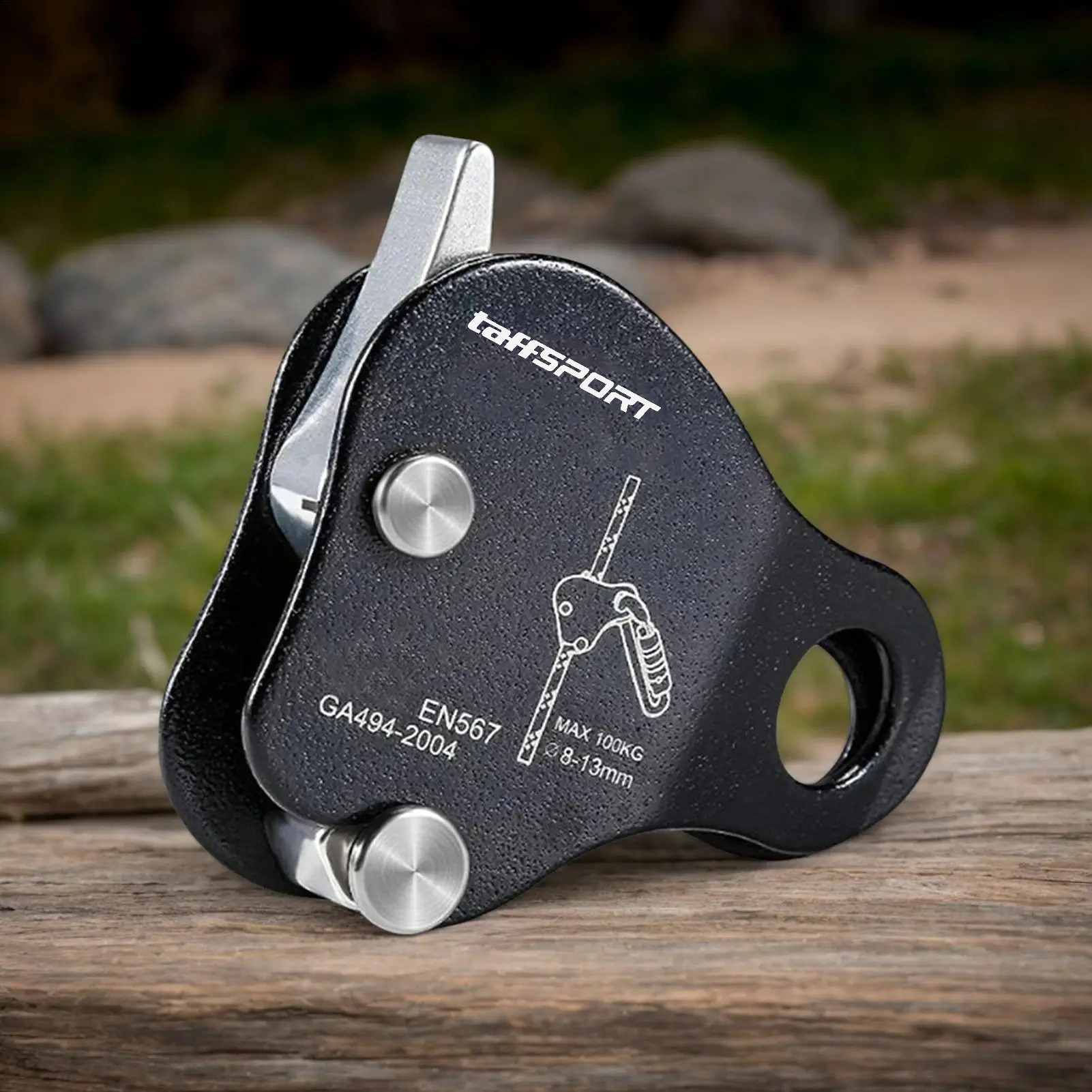 Gambar produk TaffSPORT Ascender Climbing Rope Grab Self Lock Aluminium Alloy - EN567