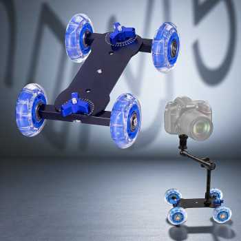 Gambar produk Dolly Slider Kamera DSLR dengan Magic Arm dan Monopod - VX-103