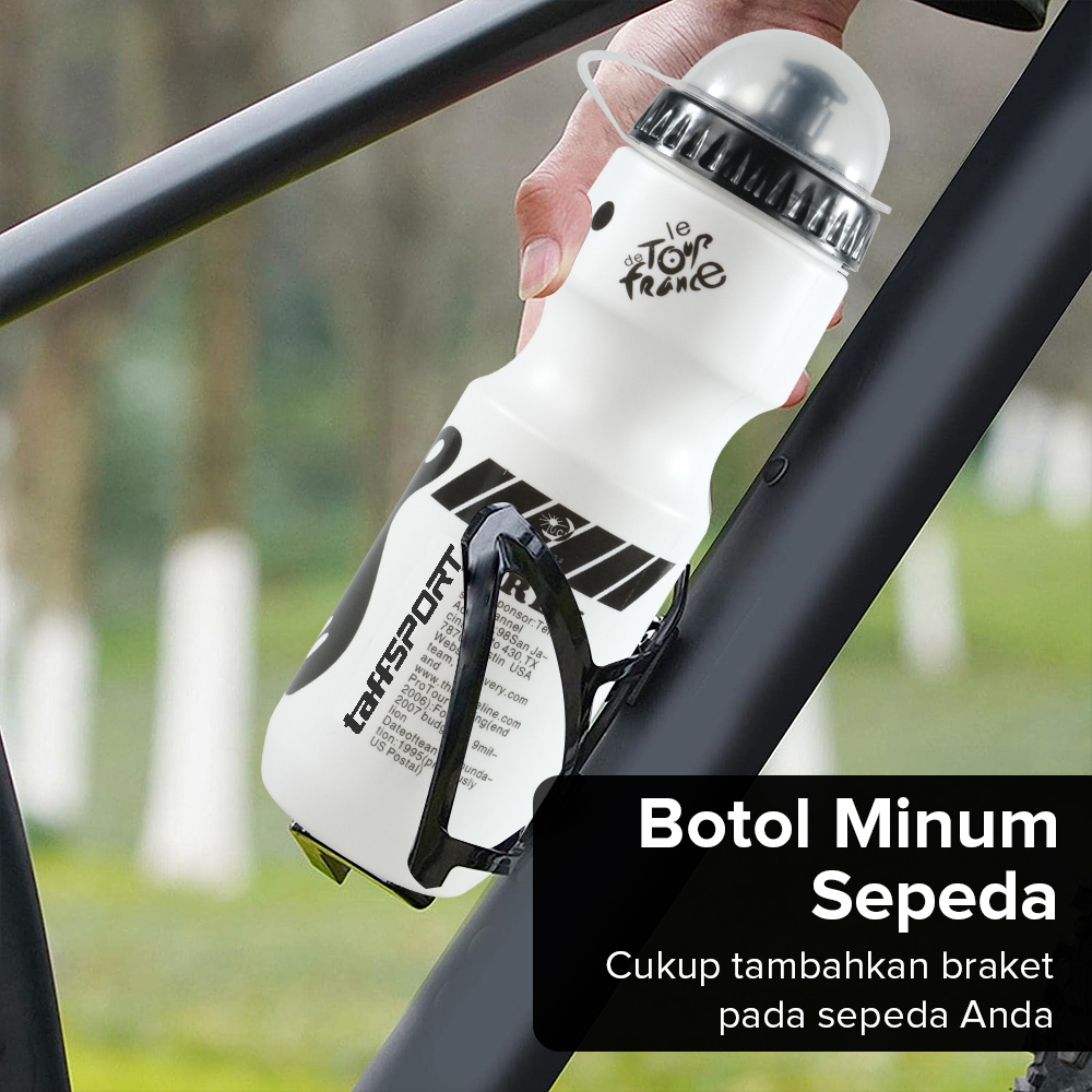Gambar produk TaffSPORT Discovery Botol Minum Sepeda Olahraga with Dust Cover 650ml - 3026