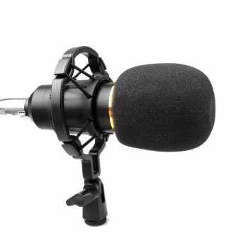 Gambar produk TECHBLAZE Mikrofon Kondenser Type C Condenser Microphone with Holder - BM800