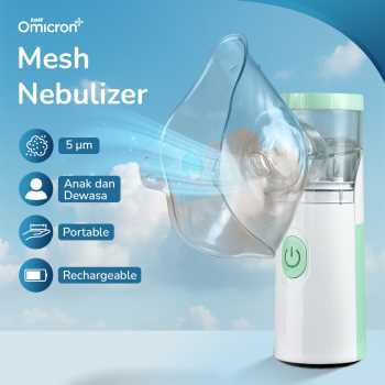 TaffOmicron Alat Terapi Pernapasan Mesh Nebulizer Portable Inhaler - JSL-W303