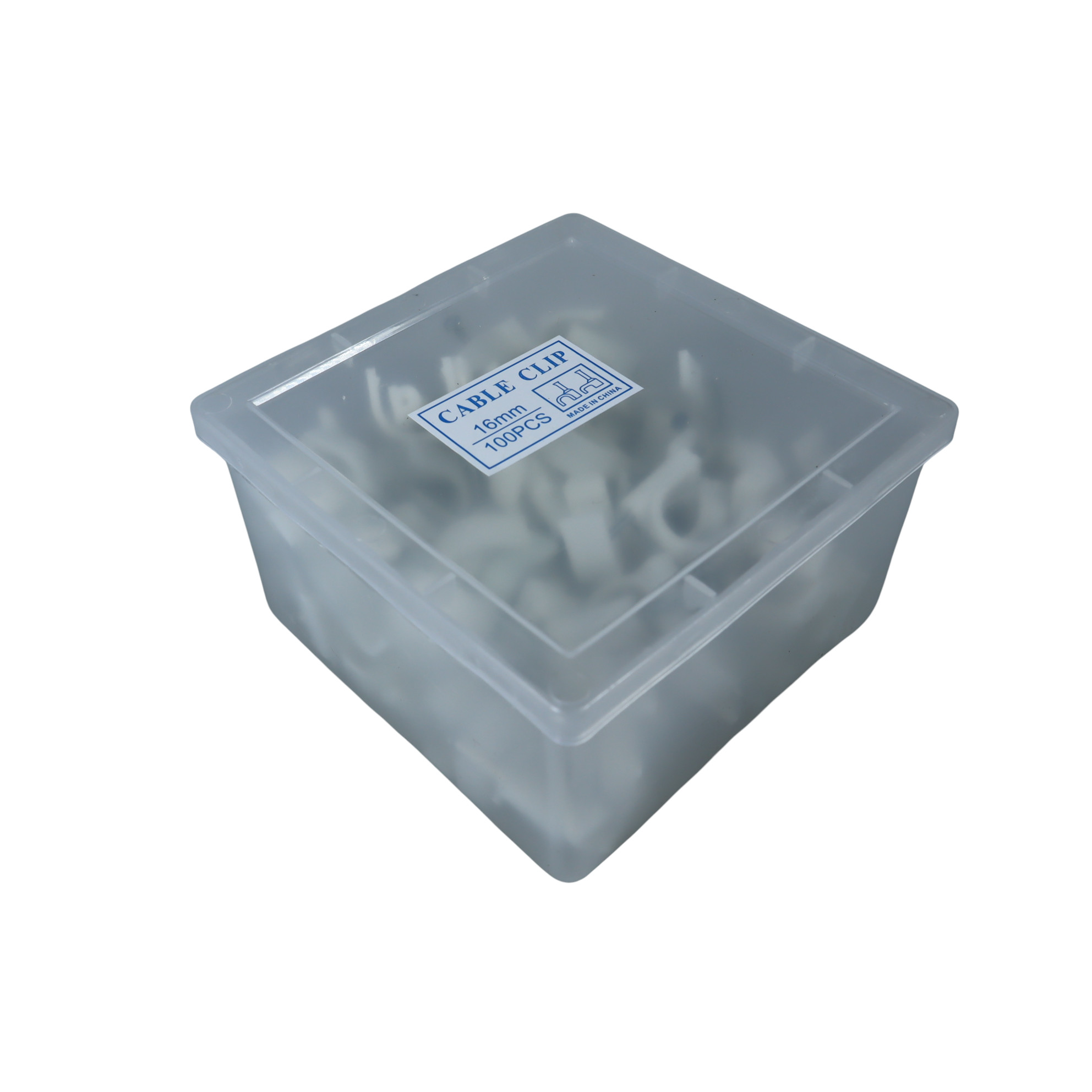 Gambar produk YUEQING Klip Kabel Cable Clip Round Wire Management with Box 16mm - YQ802