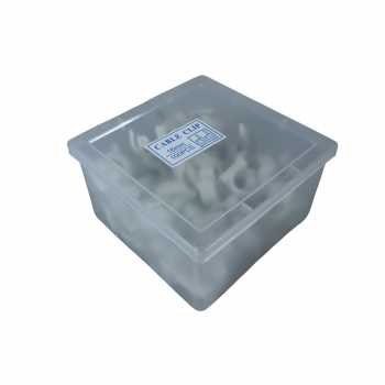 Gambar produk YUEQING Klip Kabel Cable Clip Round Wire Management with Box 16mm - YQ802