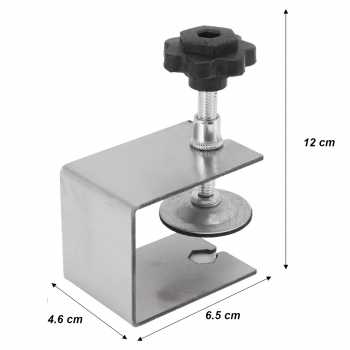 Alloet Klem Penjepit Laci Klip Instalasi Stainless Steel Adjustable - JJ221442 Gambar produk Alloet Klem Penjepit Laci Klip Instalasi Stainless Steel Adjustable - JJ221442