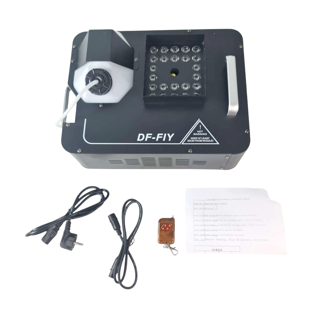 Gambar produk WIN BRIGHT Sistem Fogger Panggung Stage DMX512 1500W with RGB 24 LED - DF-FIY