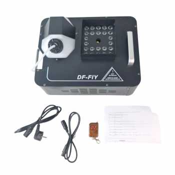Gambar produk WIN BRIGHT Sistem Fogger Panggung Stage DMX512 1500W with RGB 24 LED - DF-FIY