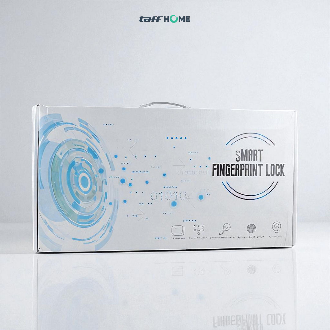 Gambar produk TaffHOME Smart Door Lock Fingerprint 3D Face Recognition Card Eques - A1