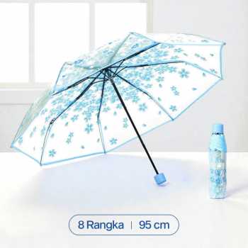 Gambar produk Yesello Payung Lipat Manual Motif Cherry Blossom 8 Bone 95cm - E023