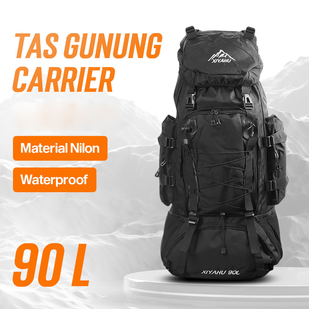 Gambar produk XIYAHU Tas Gunung Carrier Bag Travel Backpack Waterproof 90L - SIG3D