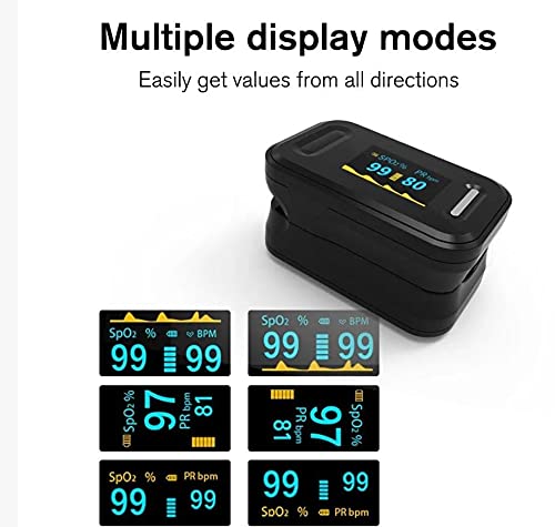 Gambar produk FIOXI Fingertip Pulse Oximeter Alat Ukur Saturasi Oksigen Darah - YK-81C