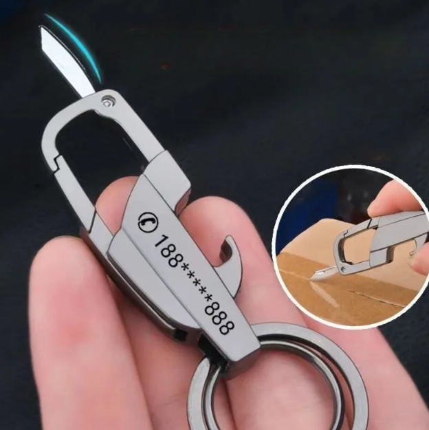 Gambar produk SINNYA Gantungan Kunci Karabiner Keychain Multifunctional Quickdraw - SN-27