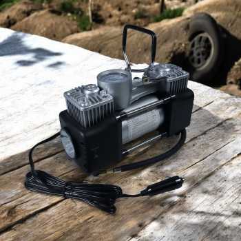 Gambar produk OTOHEROES Pompa Ban Compressor Double Cylinder 12V 150 PSI - 628-4X4