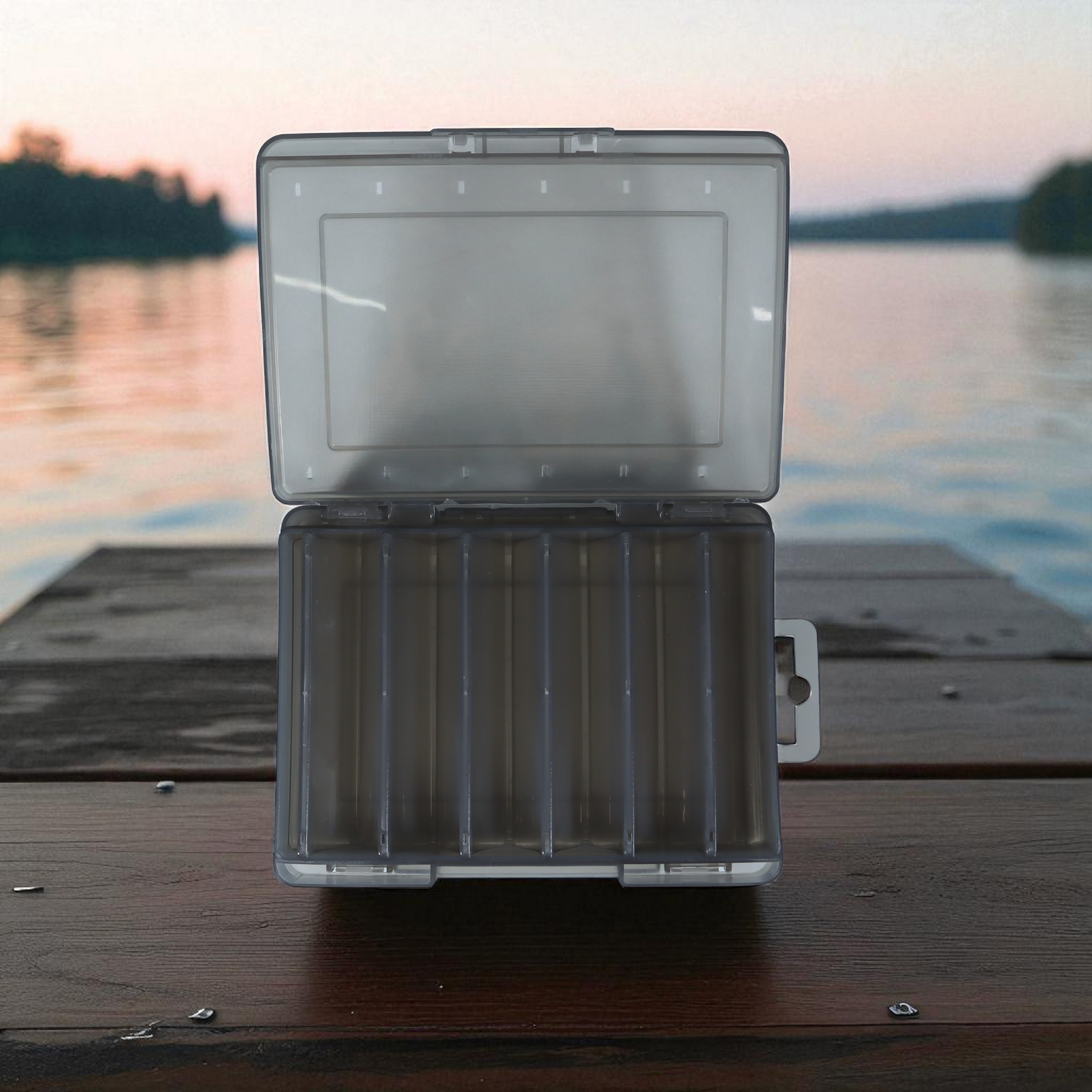 Gambar produk ZUHE Kotak Perkakas Kail Pancing Tackle Box Double Side 12 Grid - ZU012