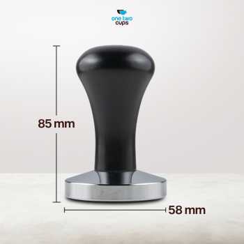 Gambar produk One Two Cups Tamper Kopi Espresso Flat Base Stainless Steel 58mm - R58