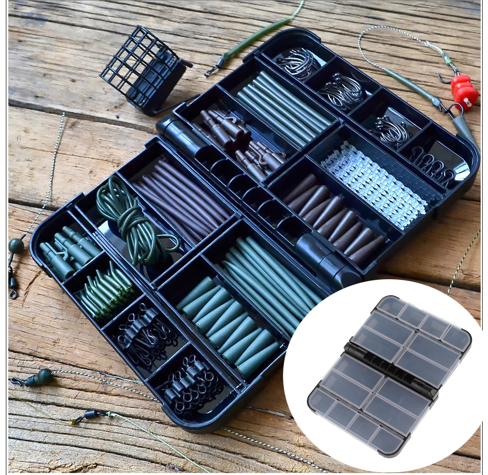 Gambar produk HIRISI Kotak Kail Pancing Fishing Tackle Box 16 Compartement - H016