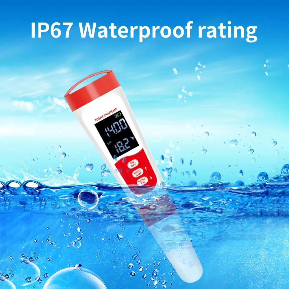 Gambar produk TOONEY Alat Pengetes Air Water Purity Quality Tester Digital 4in1 - TN359
