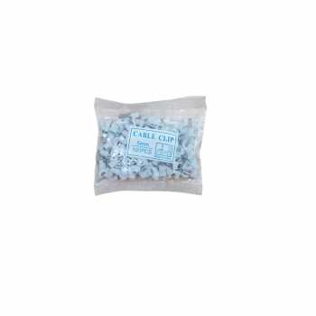 Gambar produk Taffware Klip Kabel Cable Clip Round Wire Management Electrical 100PCS 5mm - YQ801