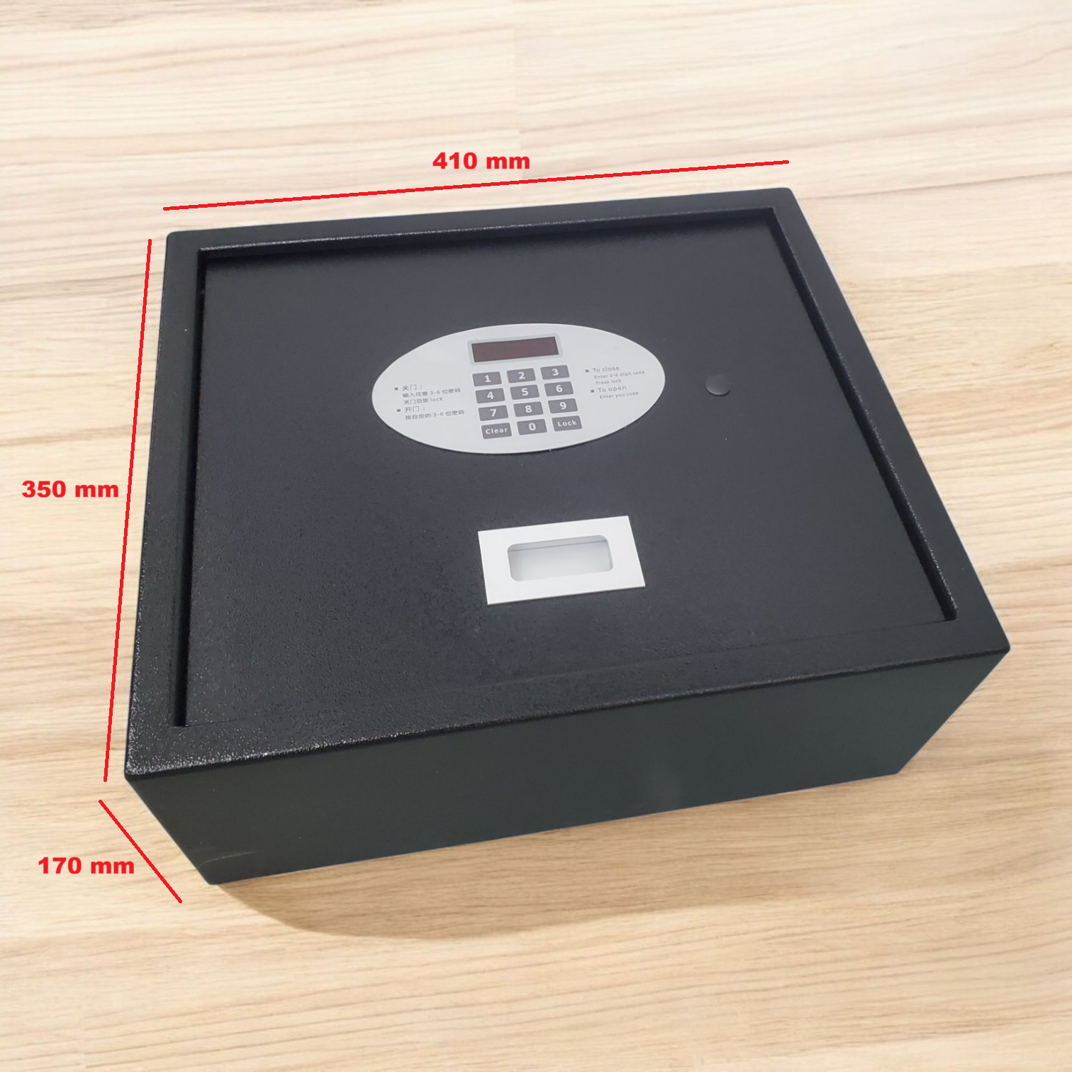 Gambar produk FASITE Brankas Laci Digital Safety Deposit Box Password Top Opening - DHZ034
