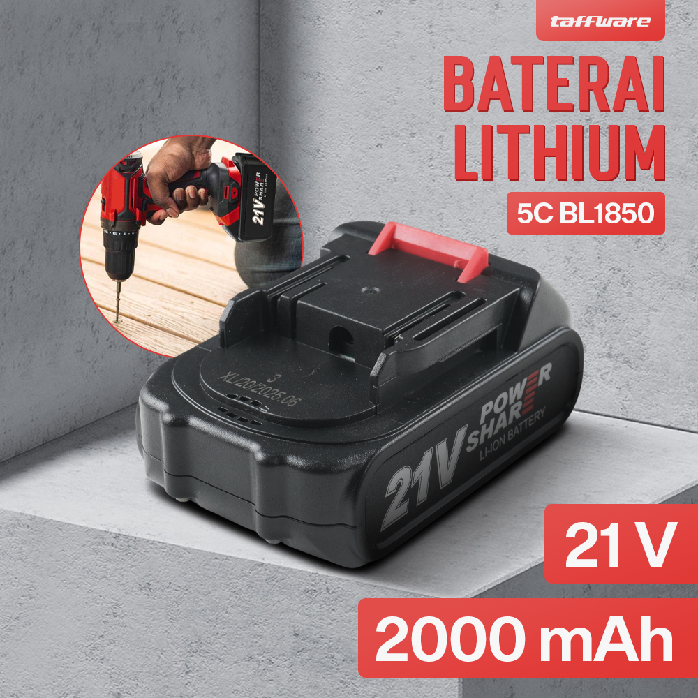 Gambar produk Baterai Makita LXT 5C BL1850 21V Power Tools Li-Ion Battery 2000mAh - 88Vf