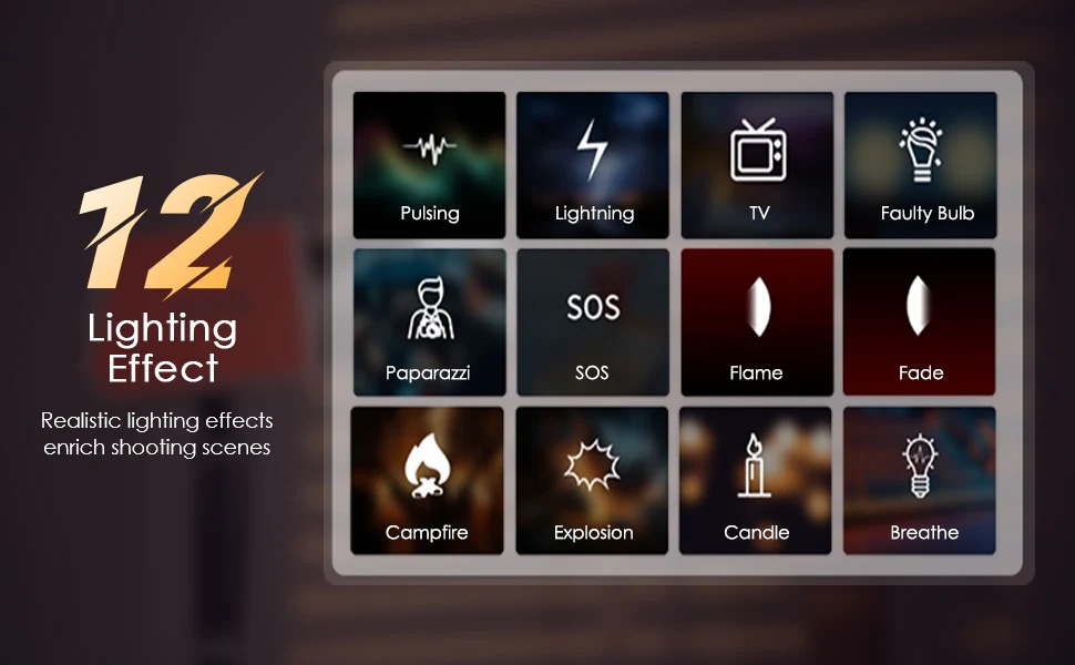 Gambar produk Tolifo Lampu Palm LED Bowens Video Light Bi-Color 2700-6500K 60W - PL-60B