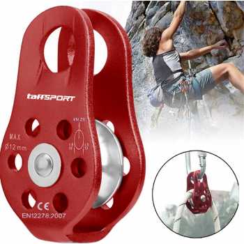 Gambar produk TaffSPORT Katrol Kerekan Mini Swivel Pulley Single Wheel - EN12278