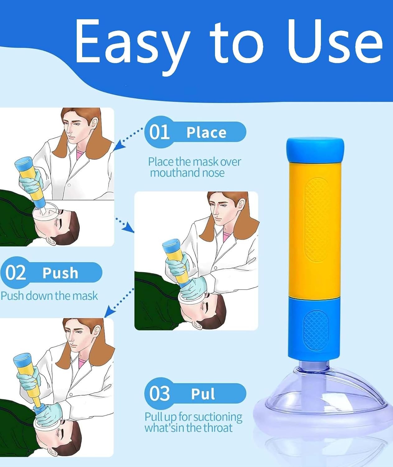 Gambar produk HYE Perangkat Penyelamat Pencegah Tersedak Choking Rescue Emergency - H-22