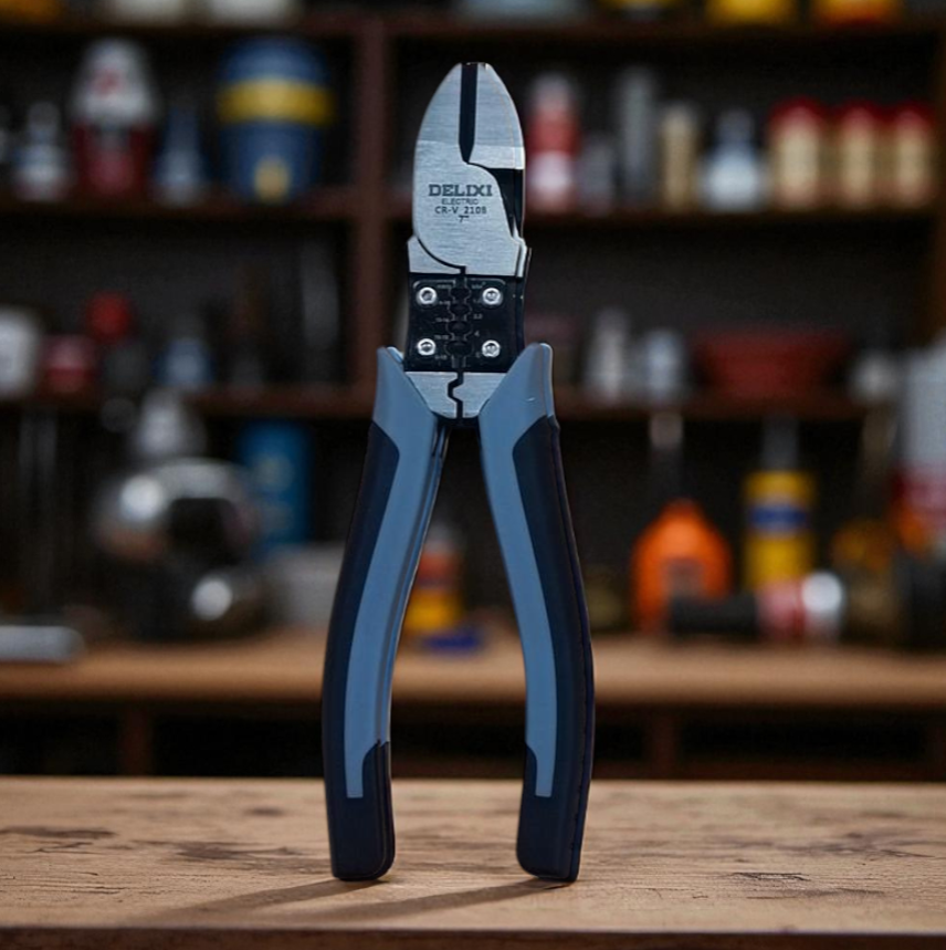 Delixi Tang Pemotong Kabel Multifunctional Diagonal Pliers 7 Inch - 2108 Gambar produk Delixi Tang Pemotong Kabel Multifunctional Diagonal Pliers 7 Inch - 2108