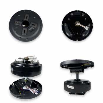 Gambar produk SOVE Kipas Angin Gantung Lampu LED Tri Color with Remote 52 Inch - IR218
