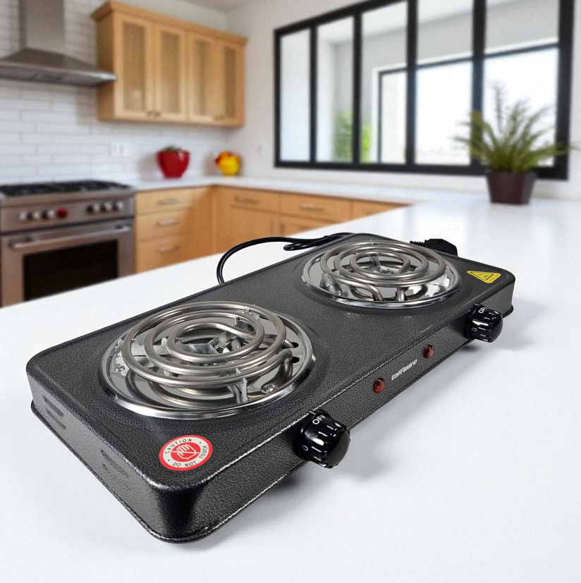 Gambar produk Taffware Kompor Listrik 2 Tungku Portable Coil Hot Plate 2000W - SHP-5813