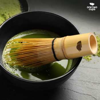 Gambar produk One Two Cups Chasen Bamboo Matcha Whisk Pengaduk Teh Jepang 72 Tangkai - 7276